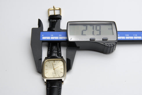 【 N MINT 】 Vintage Seiko Dolce 8N41-507A Gold Dial Quartz Men's Watch from JAPAN